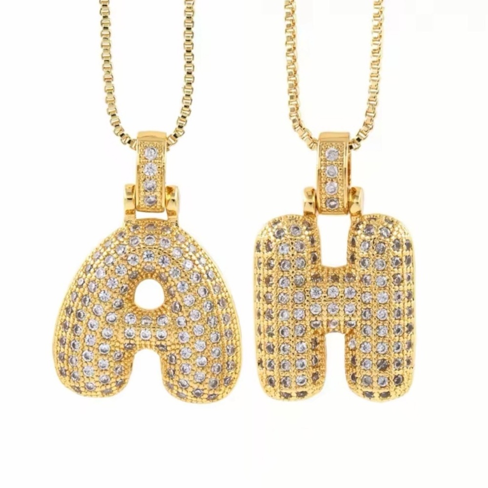 FREE with $100+ Purchase | Custom Initial Necklace A–Z | CZ Pendant